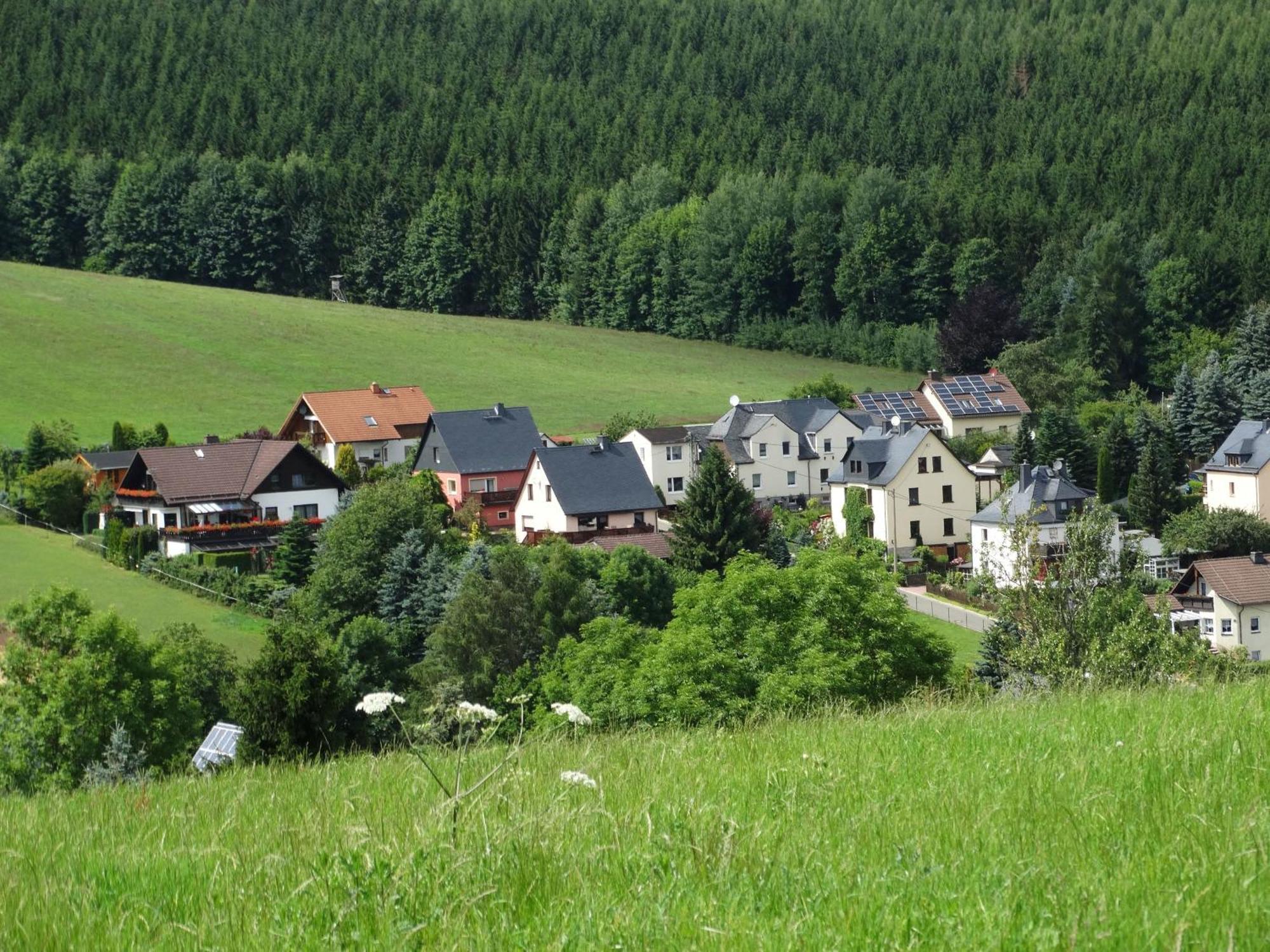 Ferienwohnung "Am Vaterlandsgrubenweg" Oelsnitz  Dış mekan fotoğraf